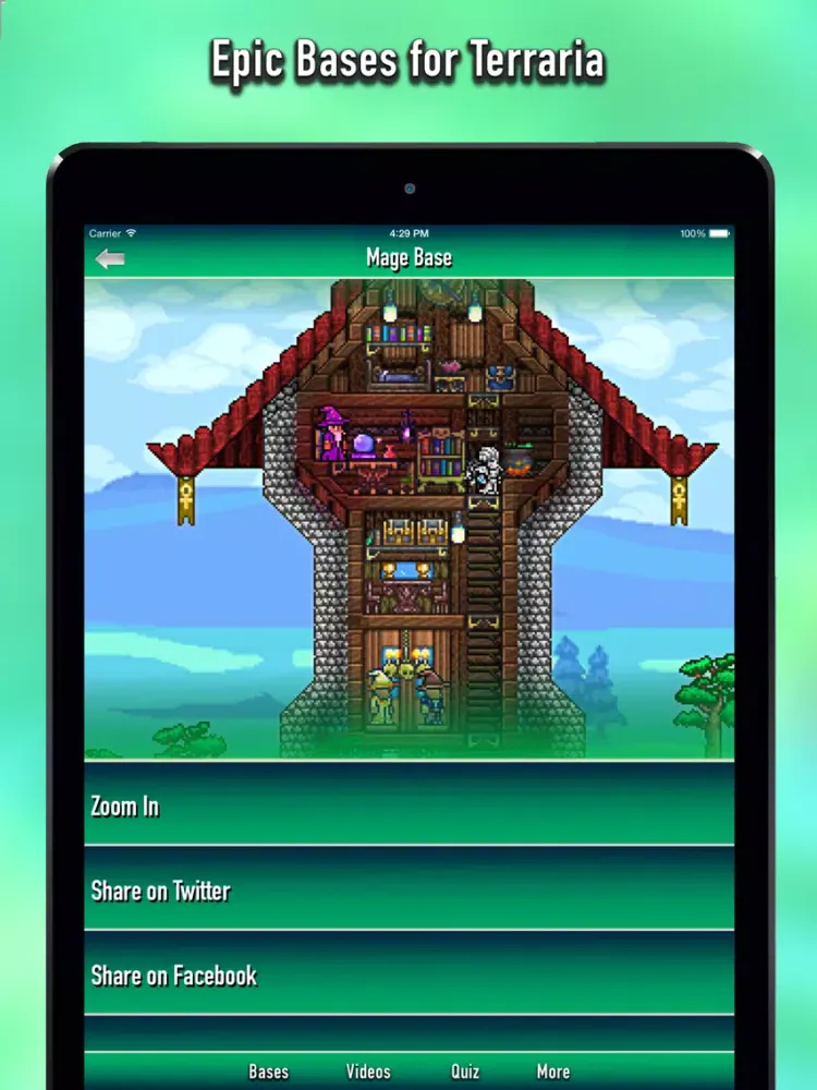 Zrzuty ekranu Bases for Terraria iPad 