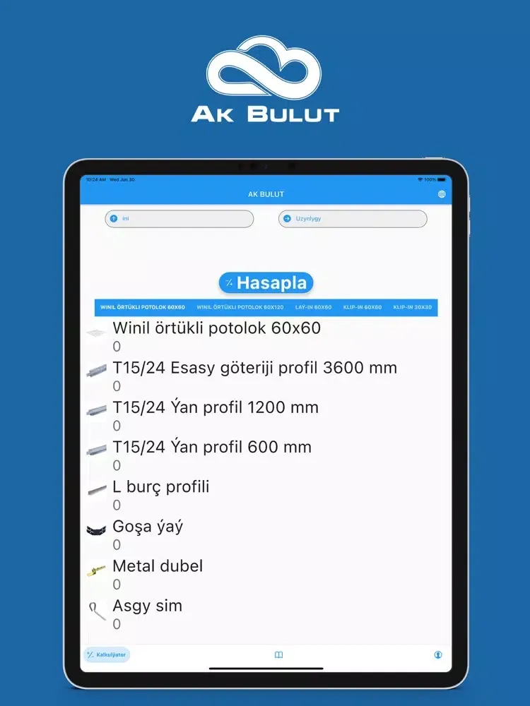 Ak Bulut iPad 应用截图