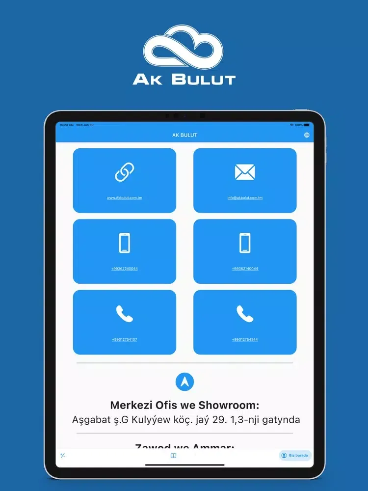 Ak Bulut iPad 应用截图