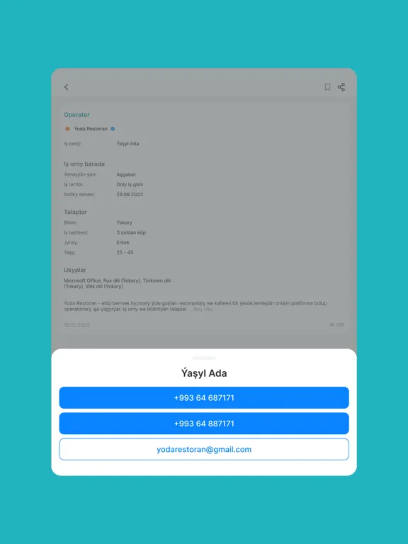 Ýoda Iş iPad  Screenshots