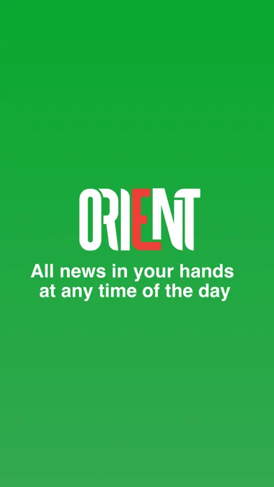 Capturas de tela do Orient News