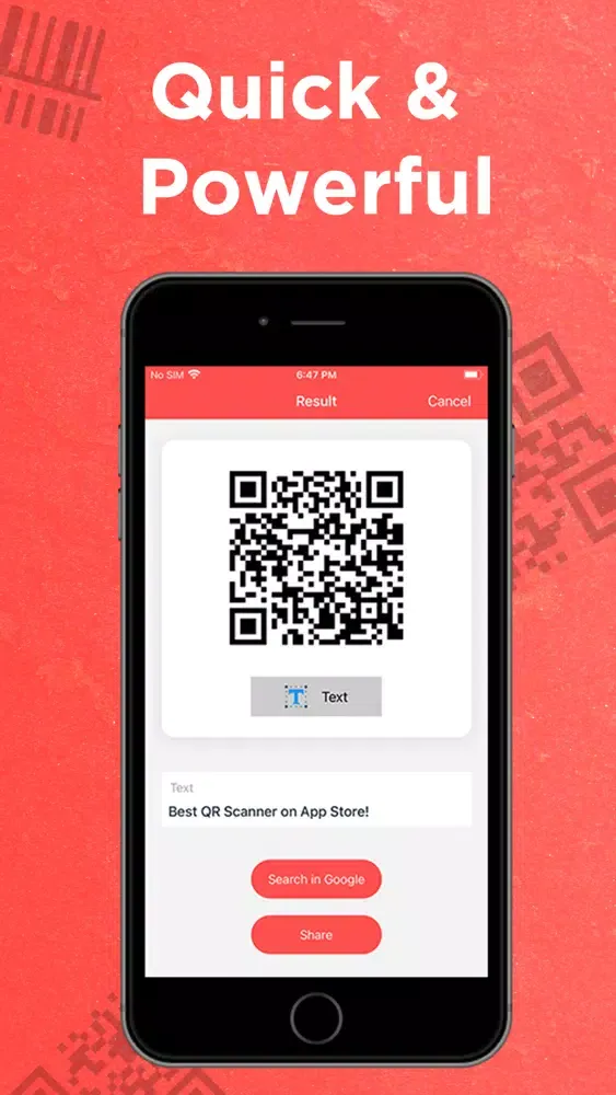 Ảnh chụp màn hình của QR Code Scanner + Reader App