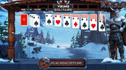Klondike Solitaire Vikings スクリーンショット