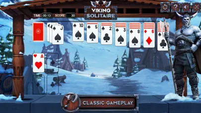Klondike Solitaire Vikings スクリーンショット