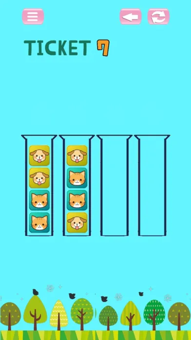 Capturas de pantalla de Animal Sort Puzzle アニマルソートパズル
