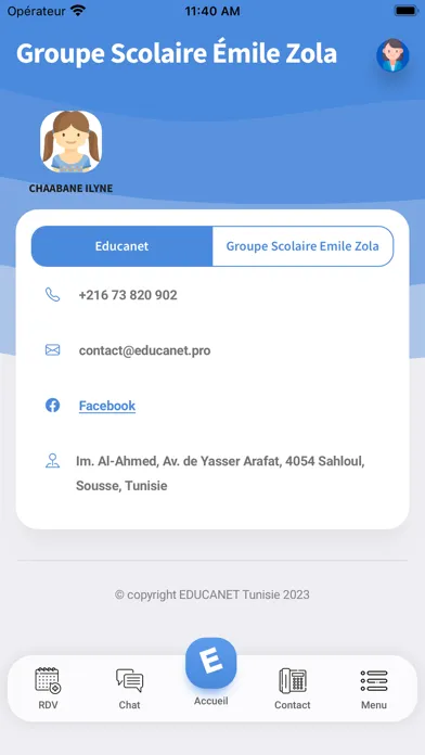 ภาพหน้าจอของ Groupe Scolaire Émile Zola