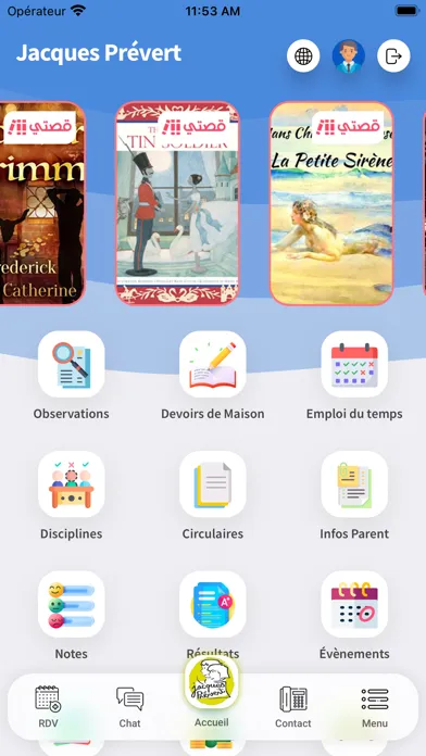 Capturas de pantalla de Jacques Prévert