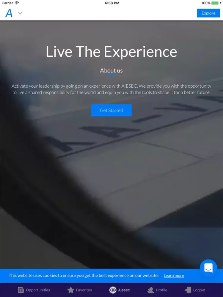 Zrzuty ekranu Aiesec Community iPad 