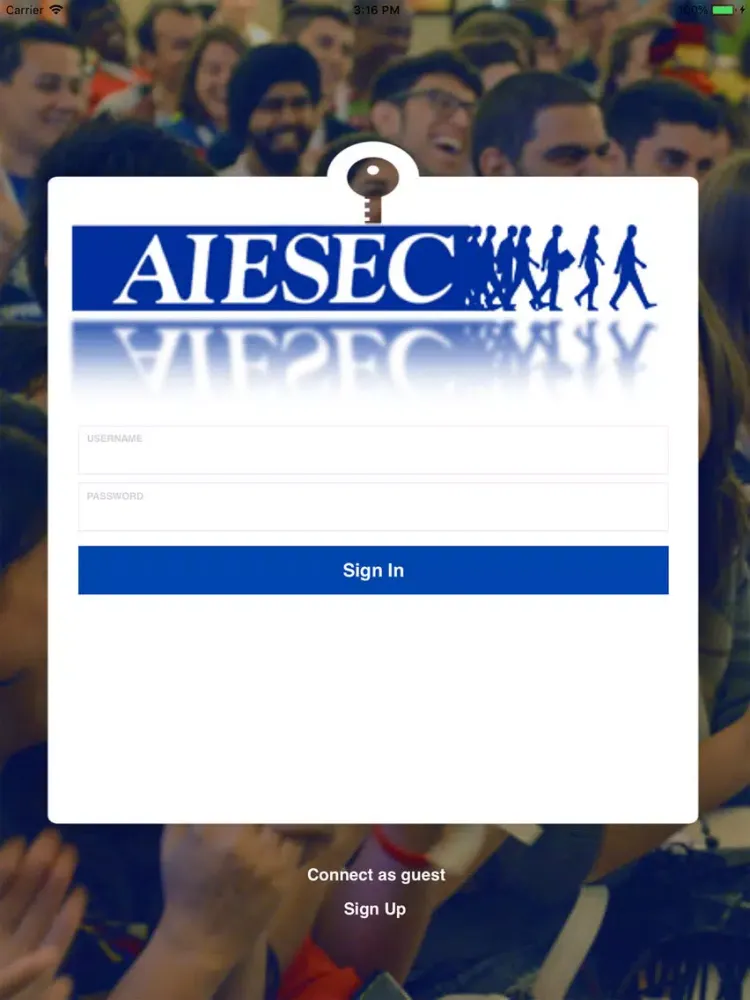 Zrzuty ekranu Aiesec Community iPad 