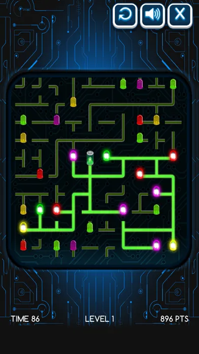 Capturas de pantalla de Diode LED circuit