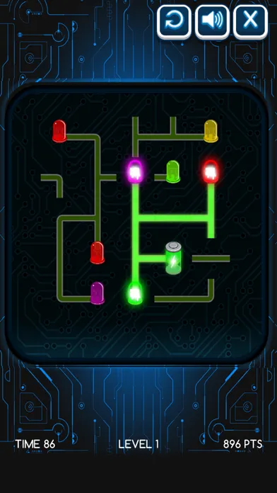 Capturas de pantalla de Diode LED circuit