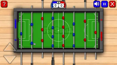 Tangkapan skrin Foosball championship