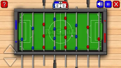 Tangkapan skrin Foosball championship