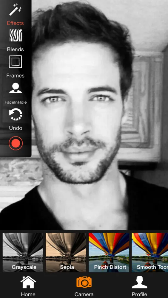 Capturas de tela do Selfie Maker