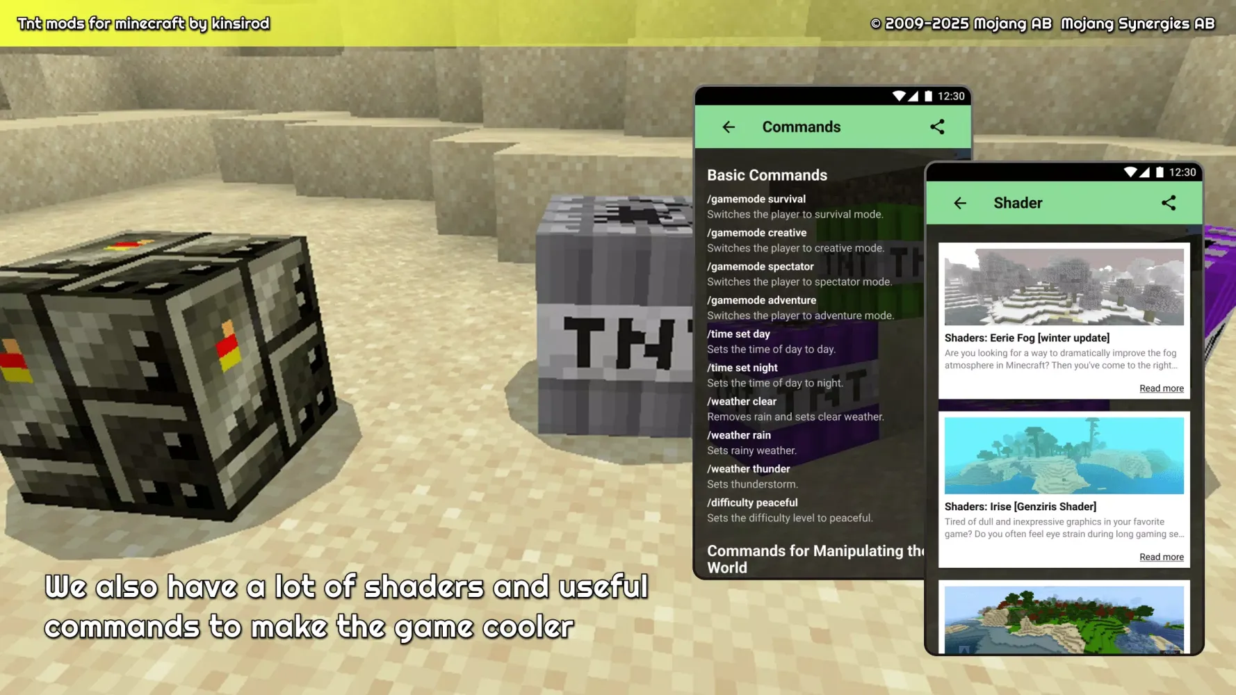 tnt mod for minecraft pe स्क्रीनशॉट