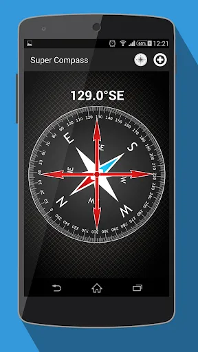 Tangkapan skrin Compass for Android App Simple