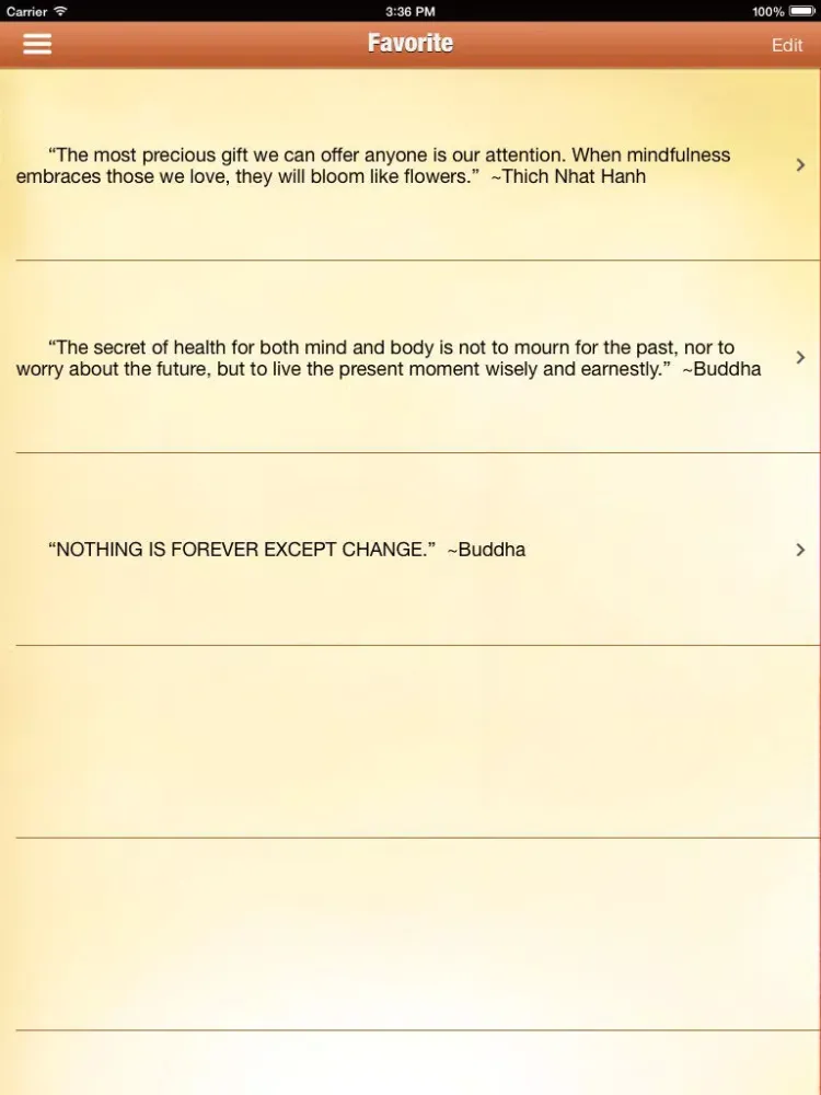 Ảnh chụp màn hình của 500+ Buddha Quotes - With beautiful wallpapers iPad 