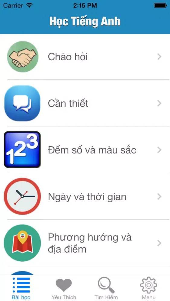 تصاویر Đàm thoại tiếng Anh cấp tốc