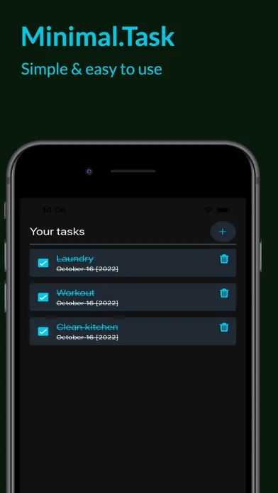 ภาพหน้าจอของ Minimal.task: to do list