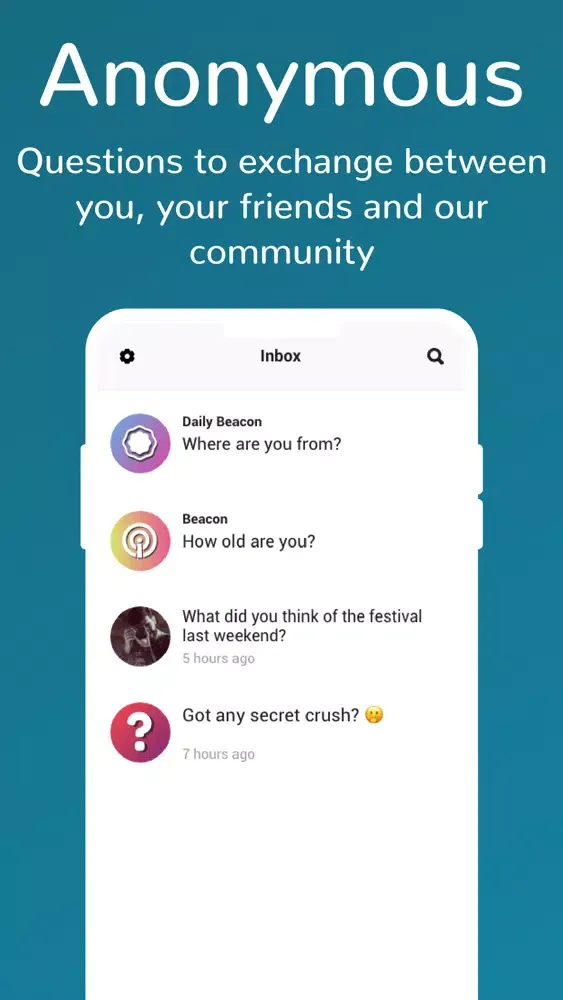 Скриншоты Beacon - Anonymous Q&A