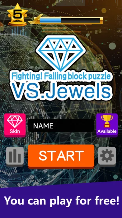 Tangkapan layar VS.Jewels