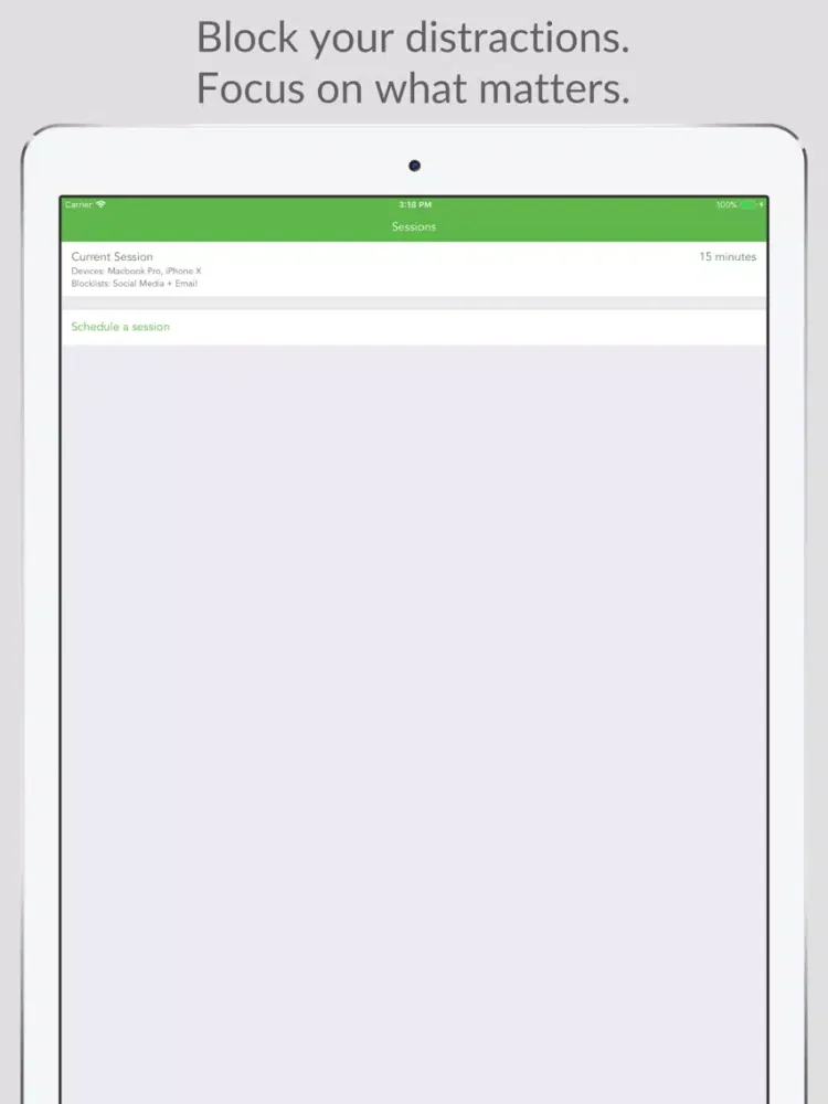 Freedom - Reduce Distractions iPad  Ekran Görüntüleri