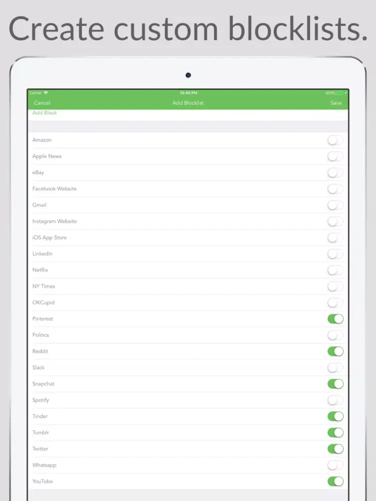 Freedom - Reduce Distractions iPad  Ekran Görüntüleri