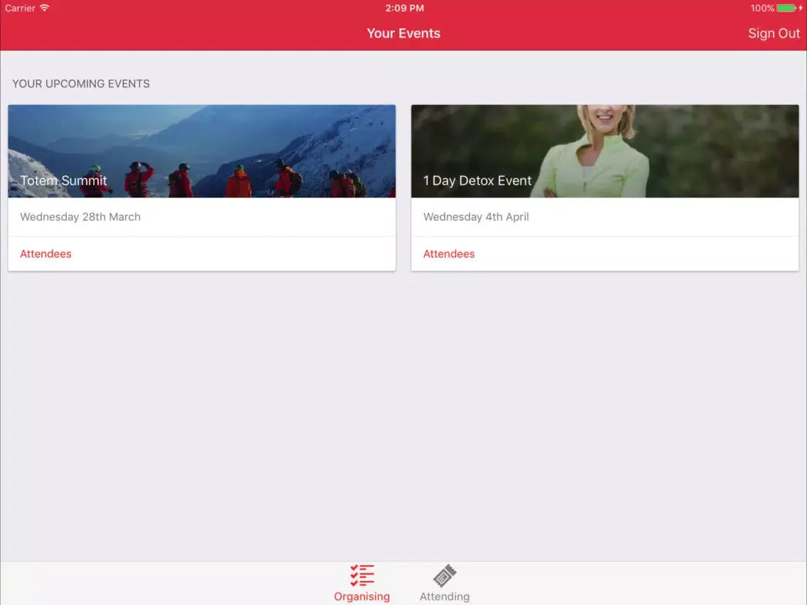 Get Invited iPad  سکرین شاٹس
