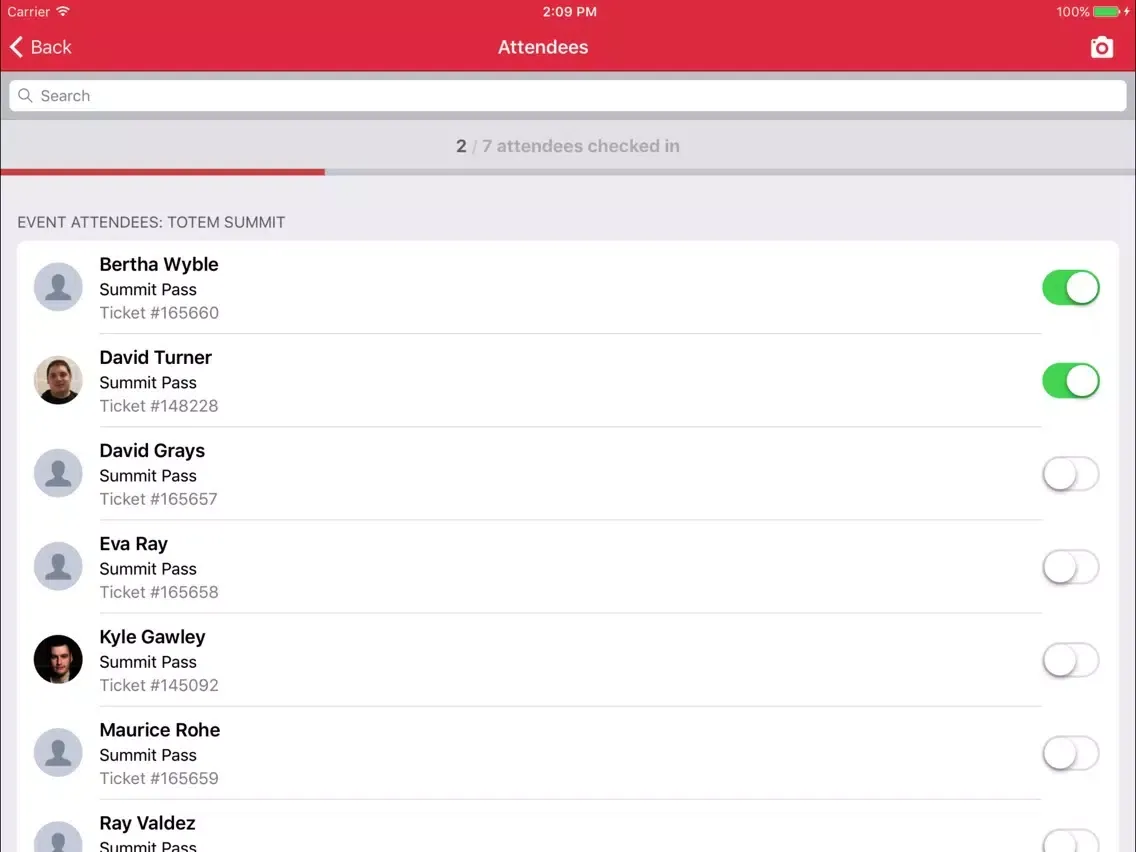 Get Invited iPad  سکرین شاٹس