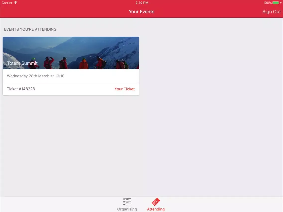 Get Invited iPad  سکرین شاٹس