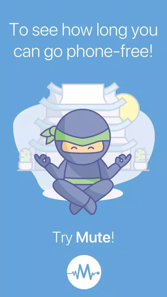 Tangkapan layar Mute - less screen time