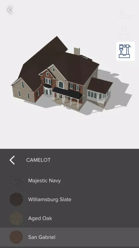 Capturas de tela do GAF e360 - Measurements in 3D