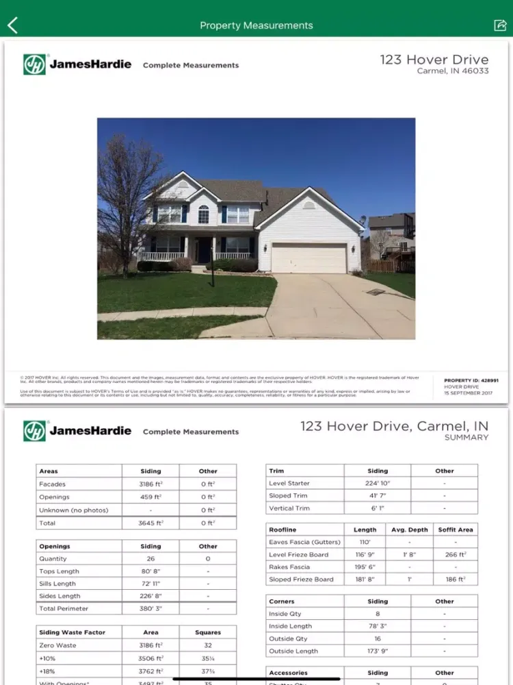 James Hardie Contractor’s Eye™ iPad  سکرین شاٹس