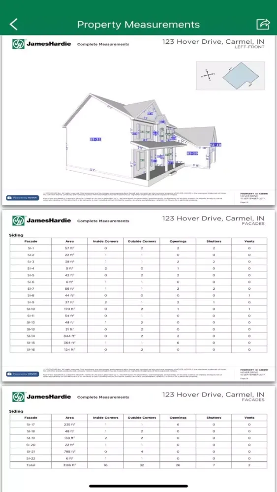 James Hardie Contractor’s Eye™ سکرین شاٹس