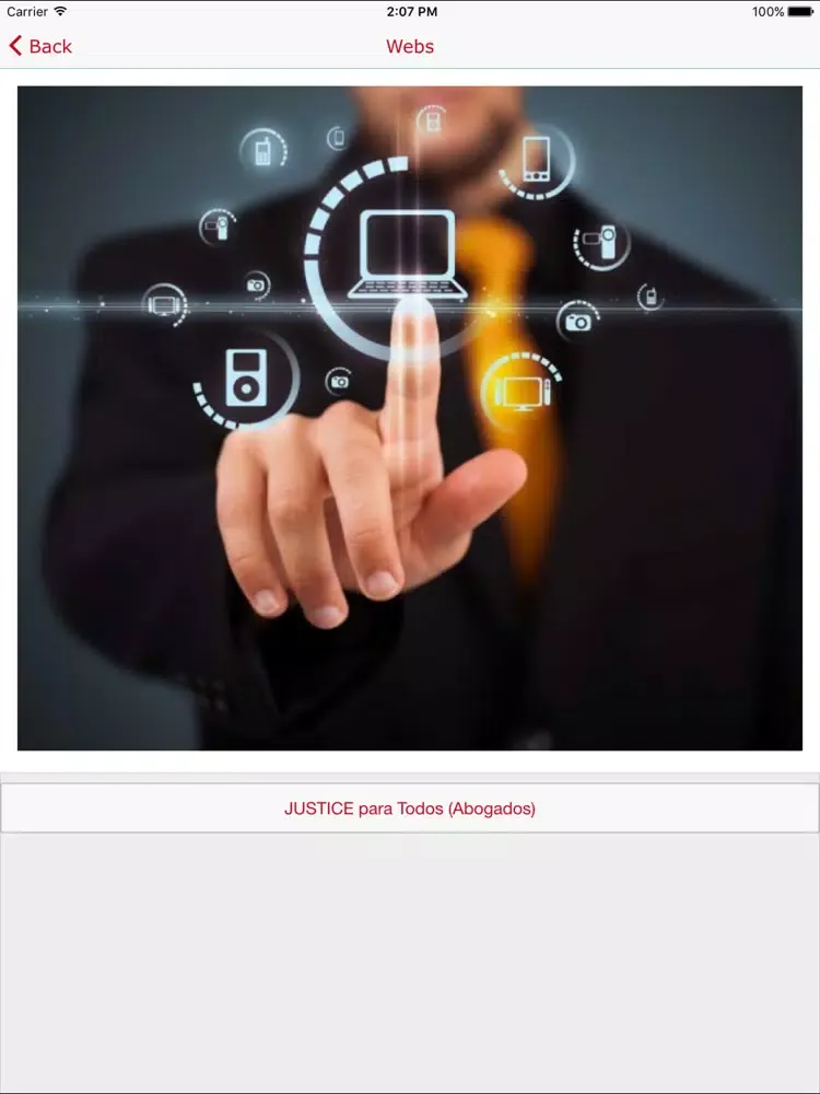 NetWorking App iPad  スクリーンショット
