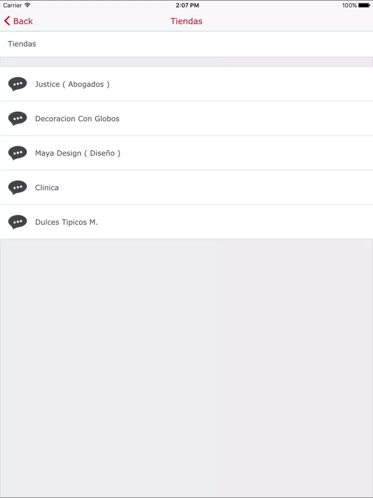 NetWorking App iPad  スクリーンショット