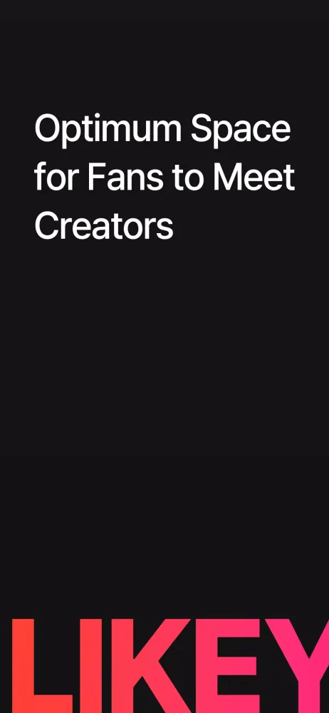 Tangkapan layar Likey - Interact with creators