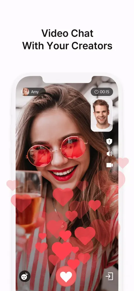 Tangkapan layar Likey - Interact with creators
