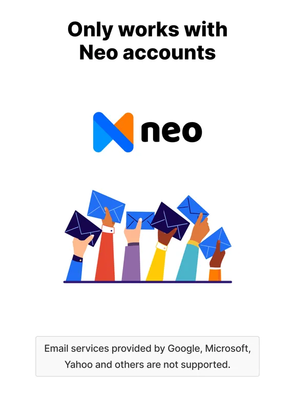 ภาพหน้าจอของ Neo Mail iPad 