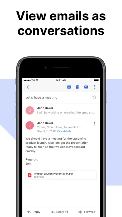 ภาพหน้าจอของ Neo Mail