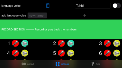 Tangkapan skrin Bingo callout