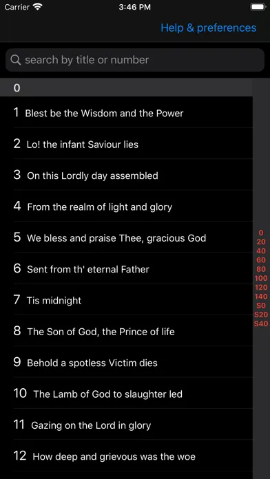 Screenshot di Psalms Hymns & Spiritual Songs