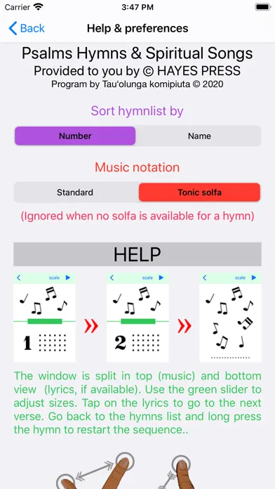Screenshot di Psalms Hymns & Spiritual Songs