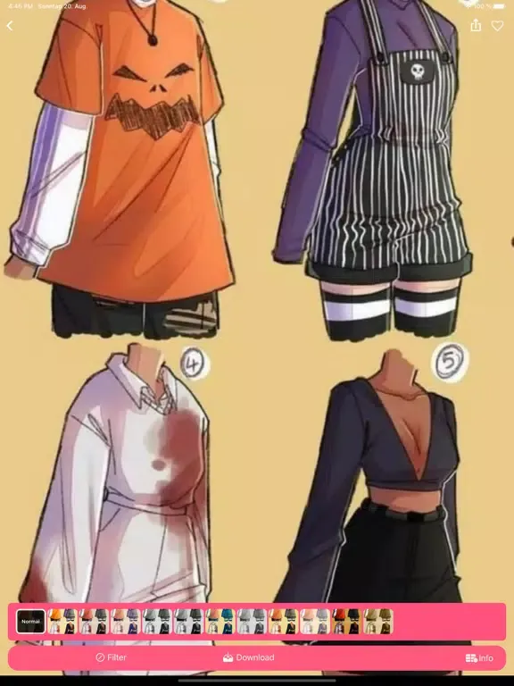 Anime Outfits : Dress Up iPad  স্ক্রিনশট