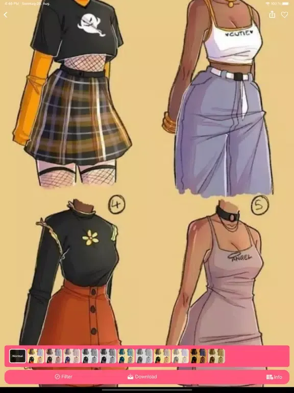 Anime Outfits : Dress Up iPad  স্ক্রিনশট