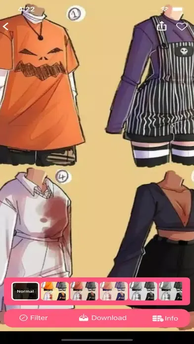 Anime Outfits : Dress Up স্ক্রিনশট