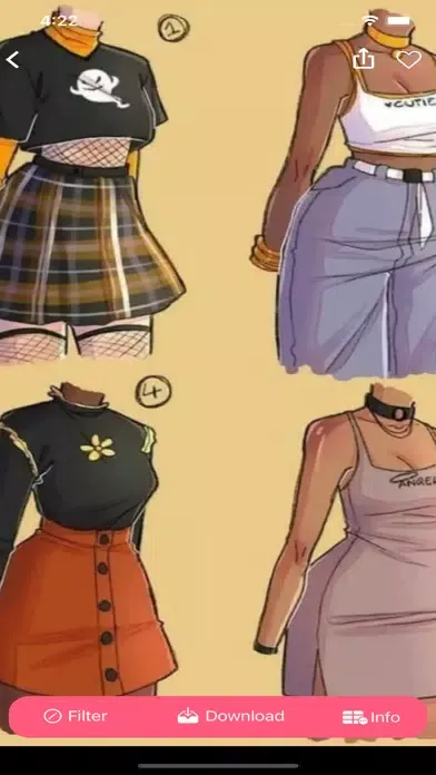 Anime Outfits : Dress Up স্ক্রিনশট
