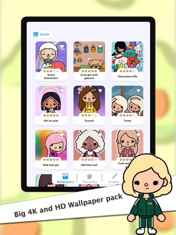 Toca wallpaper 4K & HD iPad 應用截圖