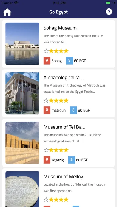 Capturas de pantalla de Go Egypt - Egypt Tour Guide