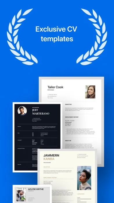 Resume Builder: Job CV Creator Ekran Görüntüleri